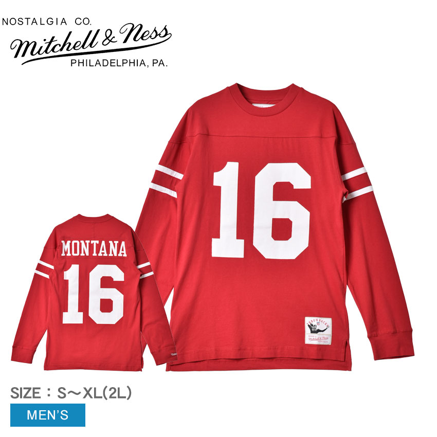 Mitchell & Ness N&N Longsleeve Tee San Francisco 49ers 1989 Joe Montana