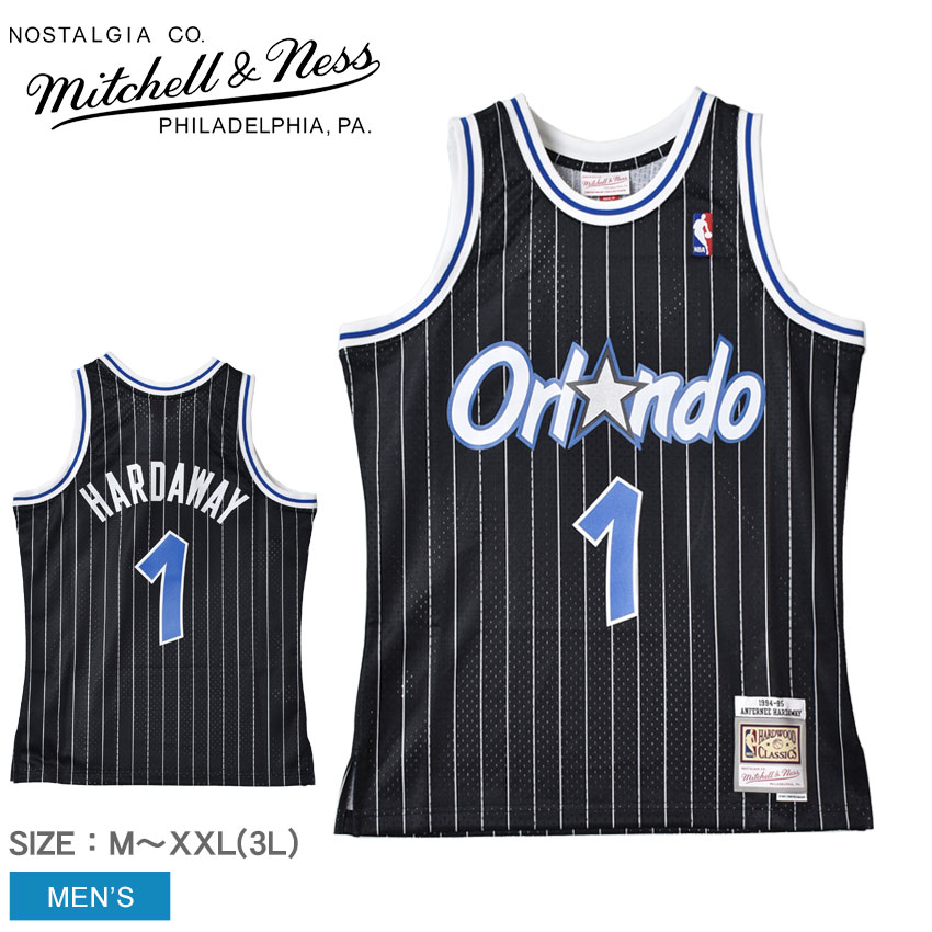 送料無料 ミッチェルアンドネス ユニフォーム メンズ MITCHELL ＆ NESS SMJYGS18190-OMABLCK94AHA NBA バスケ  父の日