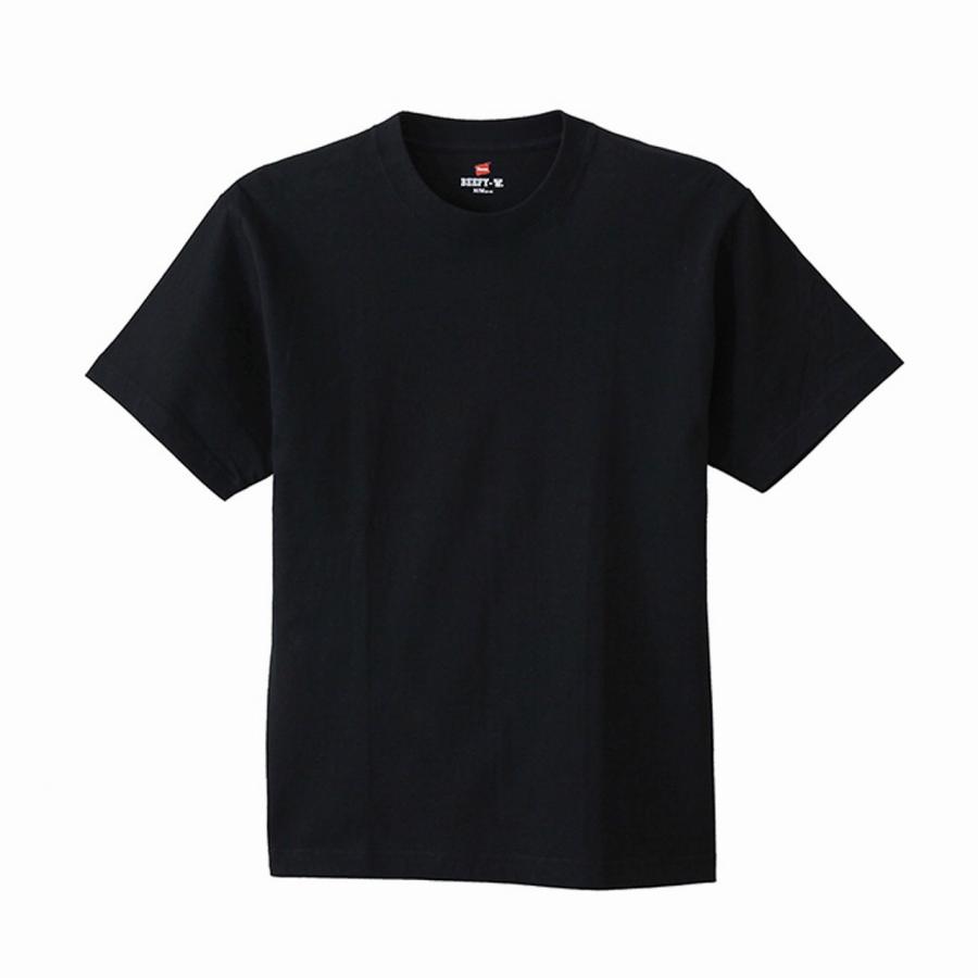 （ゆうパケット可） ヘインズ 半袖Tシャツ メンズ ビーフィーT Tシャツ HANES H5180 ブラック 黒 ホワイト 白 トップス インナー ショートスリーブ｜z-craft｜04