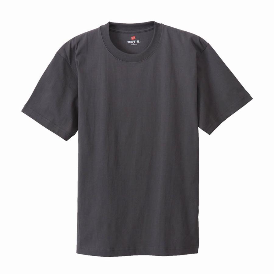 （ゆうパケット可） ヘインズ 半袖Tシャツ メンズ ビーフィーT Tシャツ HANES H5180 ブラック 黒 ホワイト 白 トップス インナー ショートスリーブ｜z-craft｜07