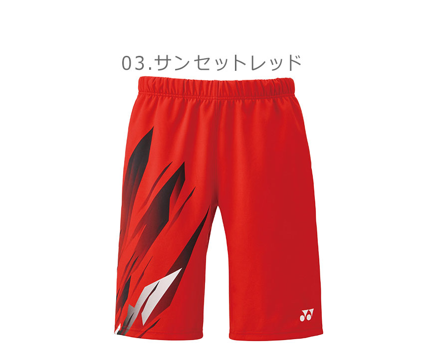 X*様 YONEX 赤 ハーフパンツ L YONEX（ヨネックス） パンツ メンズ ニットハーフパンツ（フィット