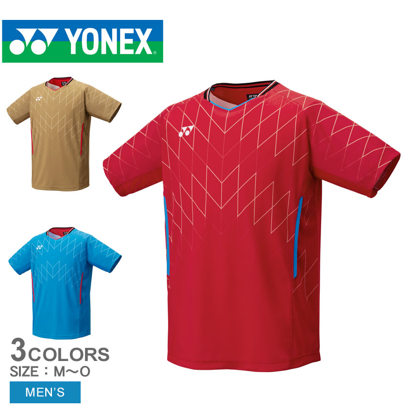 YONEXヨネックスレッドゲームウェア YONEX ヨネックス ゲームウェア メンズ ゲームシャツ（フィット
