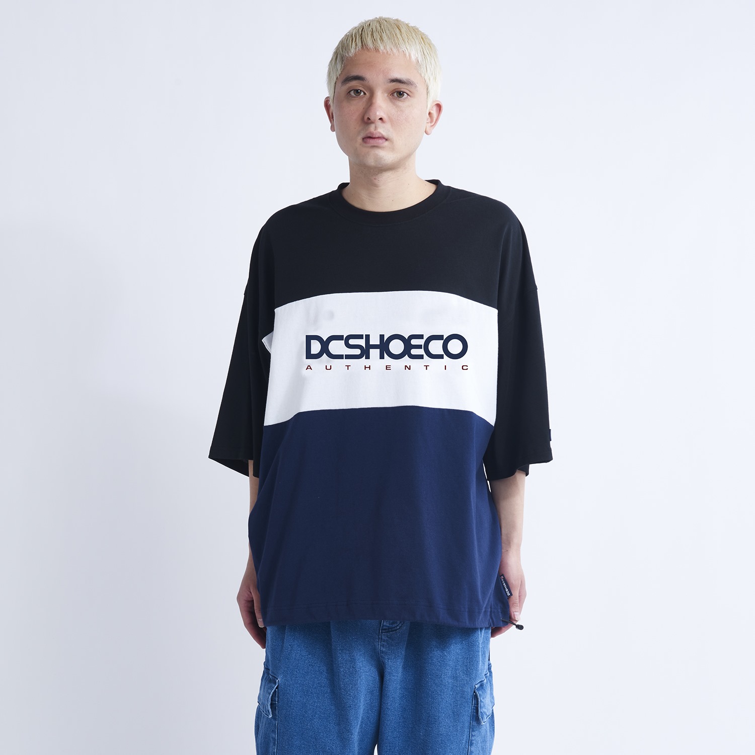 DCシューズ 半袖Tシャツ メンズ 23 THREE BLOCK SS DCSHOECOUSA