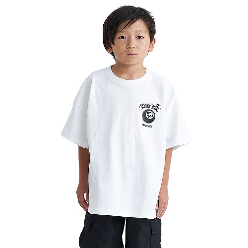 （ゆうパケット可） DCシューズ 半袖Tシャツ キッズ 24 KD 8BALL SS DCSHOEC...