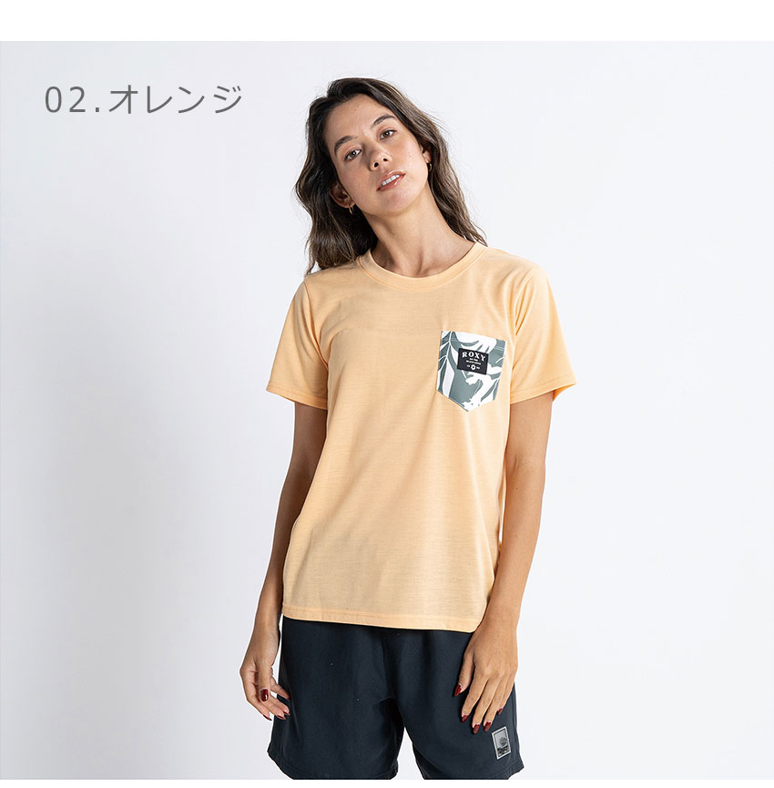 tシャツ ローロPT　8分袖TEE レディース ROXY （ネコポス配送） ロキシー 半袖Tシャツ レディース LEAF