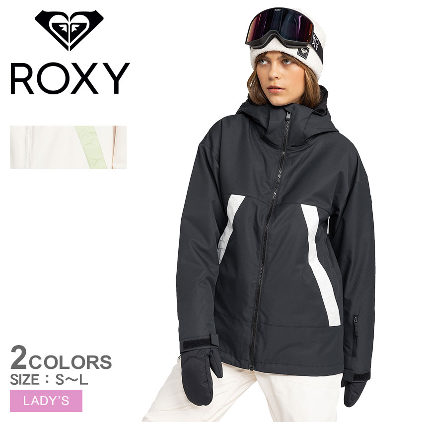 2573【美品】ROXY スノボウェア レディース ジャケット ペイズリー柄