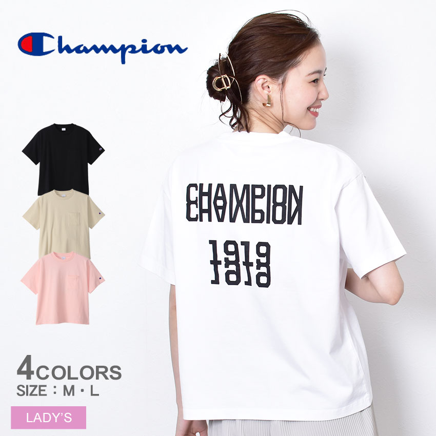 Champion（チャンピオン） 半袖Tシャツ レディース ウィメンズポケット