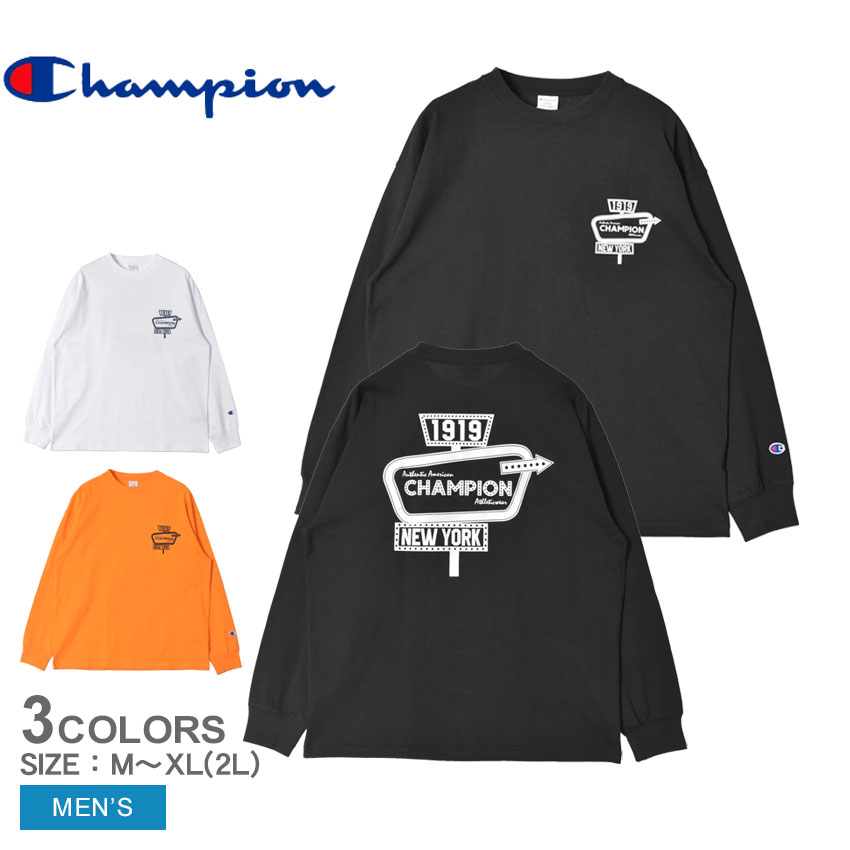 ジャパンクラブカップチャンピオンシップ 42 　福岡 ＬＬサイズ Tシャツ　黒 Champion チャンピオン 長袖Tシャツ メンズ ロングスリーブT