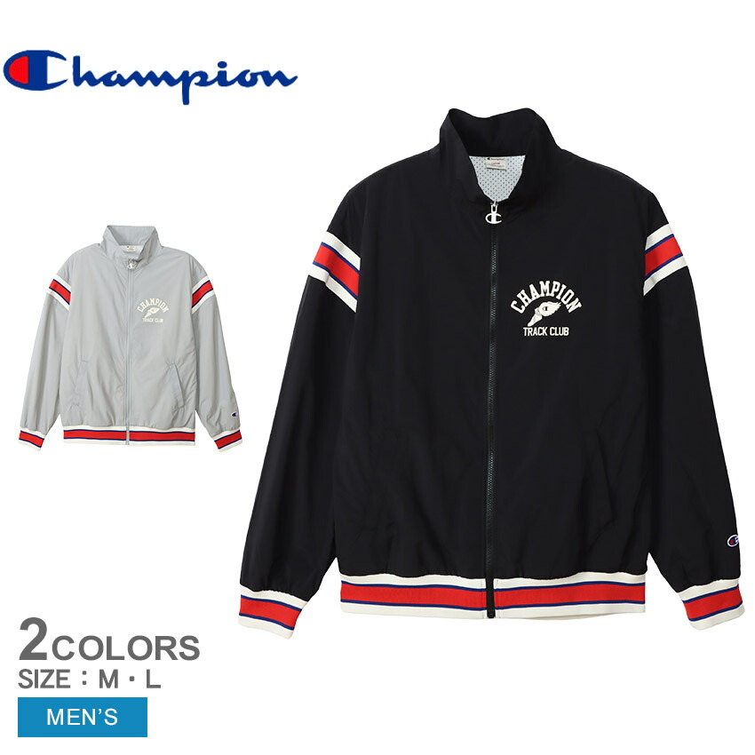 【CHAMPION×BEAMSGOLF】ウォームアップジャケット＊M＊ネイビー Champion（チャンピオン） ジャケット メンズ ジップジャケット