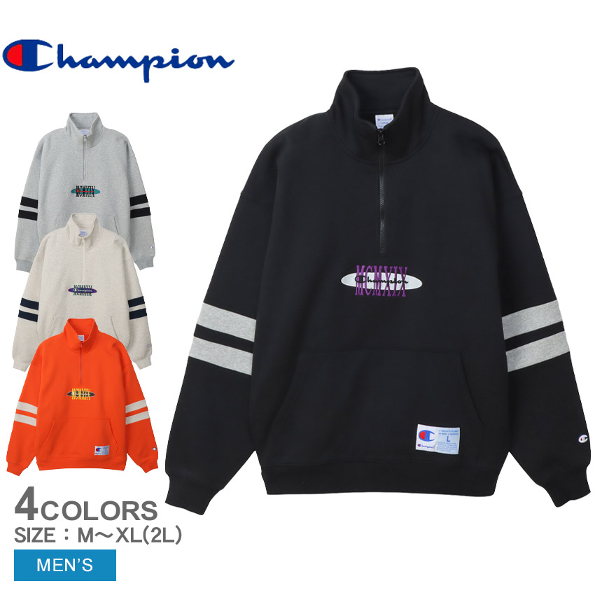 Champion（チャンピオン） スウェット メンズ ハーフジップスウェット