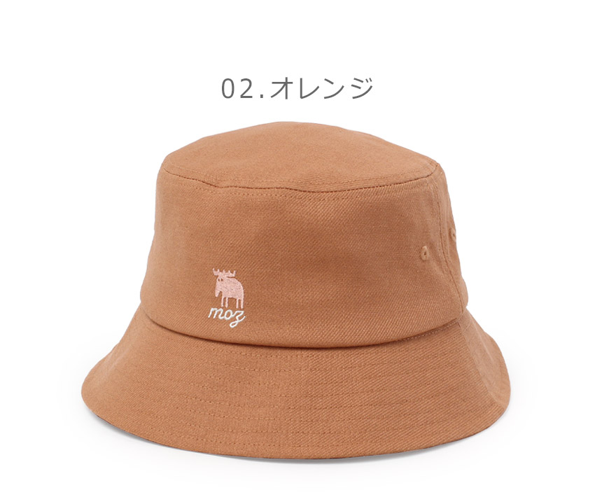 moz（モズ） バケットハット レディース 綿麻紐付きバケット MOZ 171