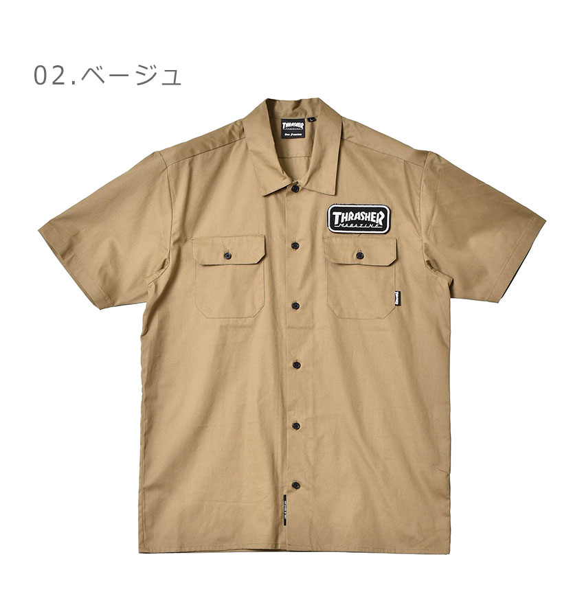 送料無料 スラッシャー 半袖シャツ メンズ MAG S/S WORK SHIRT