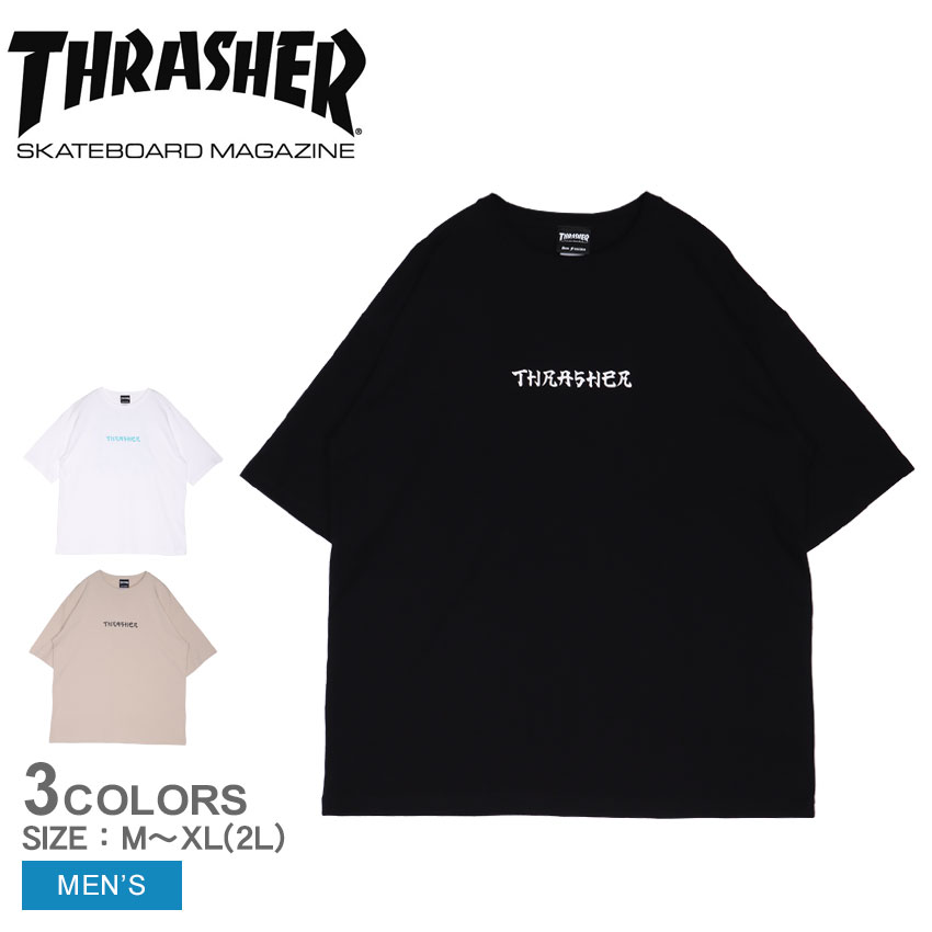 スラッシャー 半袖Tシャツ メンズ サンスクリット ボックス S/S