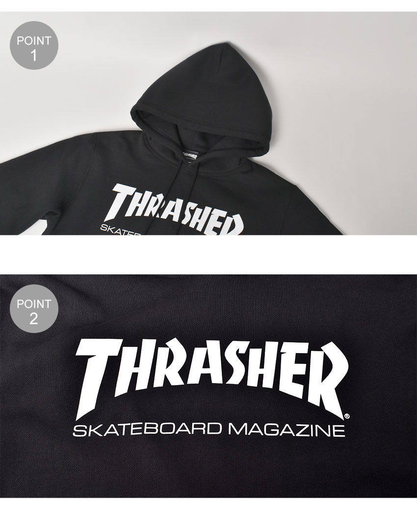 THRASHER スラッシャー パーカー メンズ MAG LOGO プルオーバー