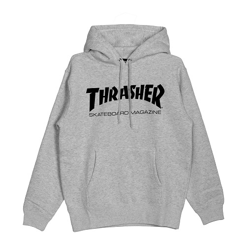 BALR. ホワイト ロゴパーカー THRASHER スラッシャー パーカー メンズ MAG LOGO プルオーバー