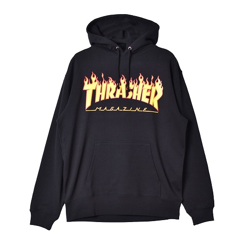 スラッシャー パーカー メンズ FLAME フーディー スウェットパーカー THRASHER TH9...