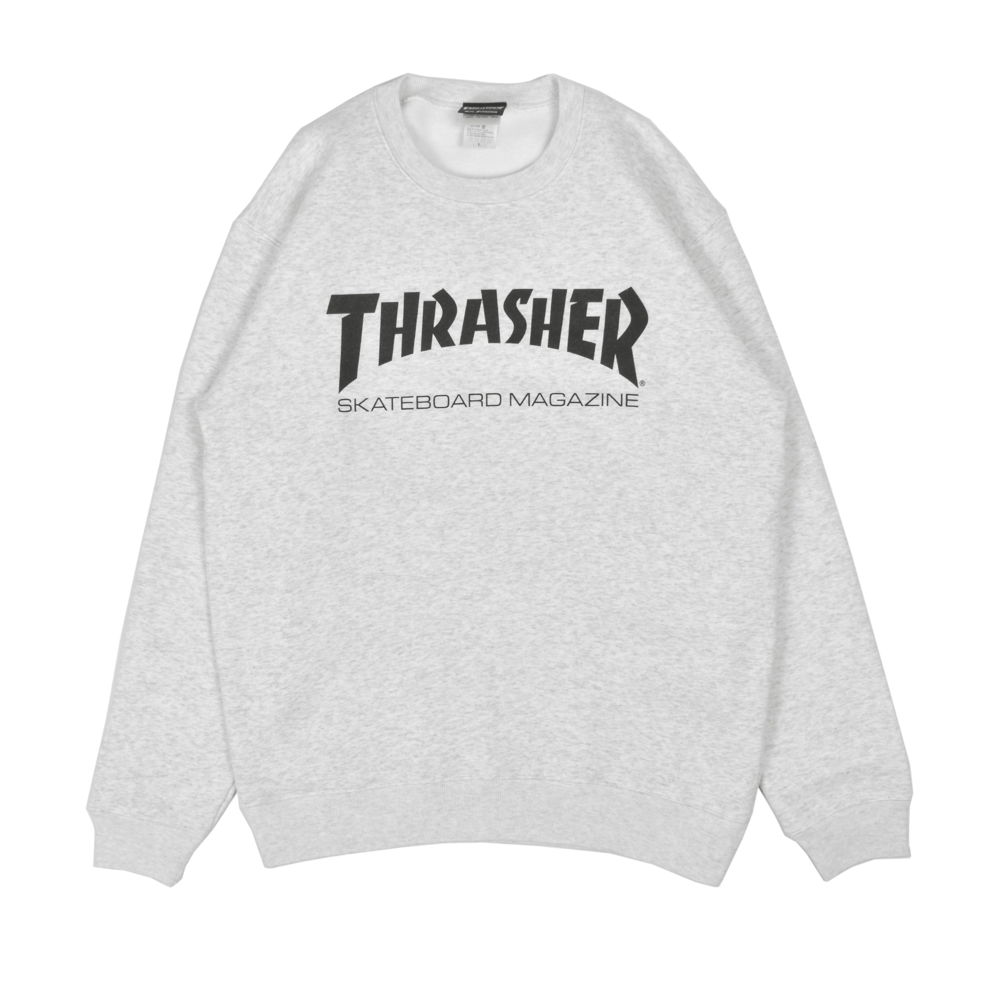 スラッシャー スウェット メンズ マグロゴクルースウェット THRASHER TH8401 ブラック...