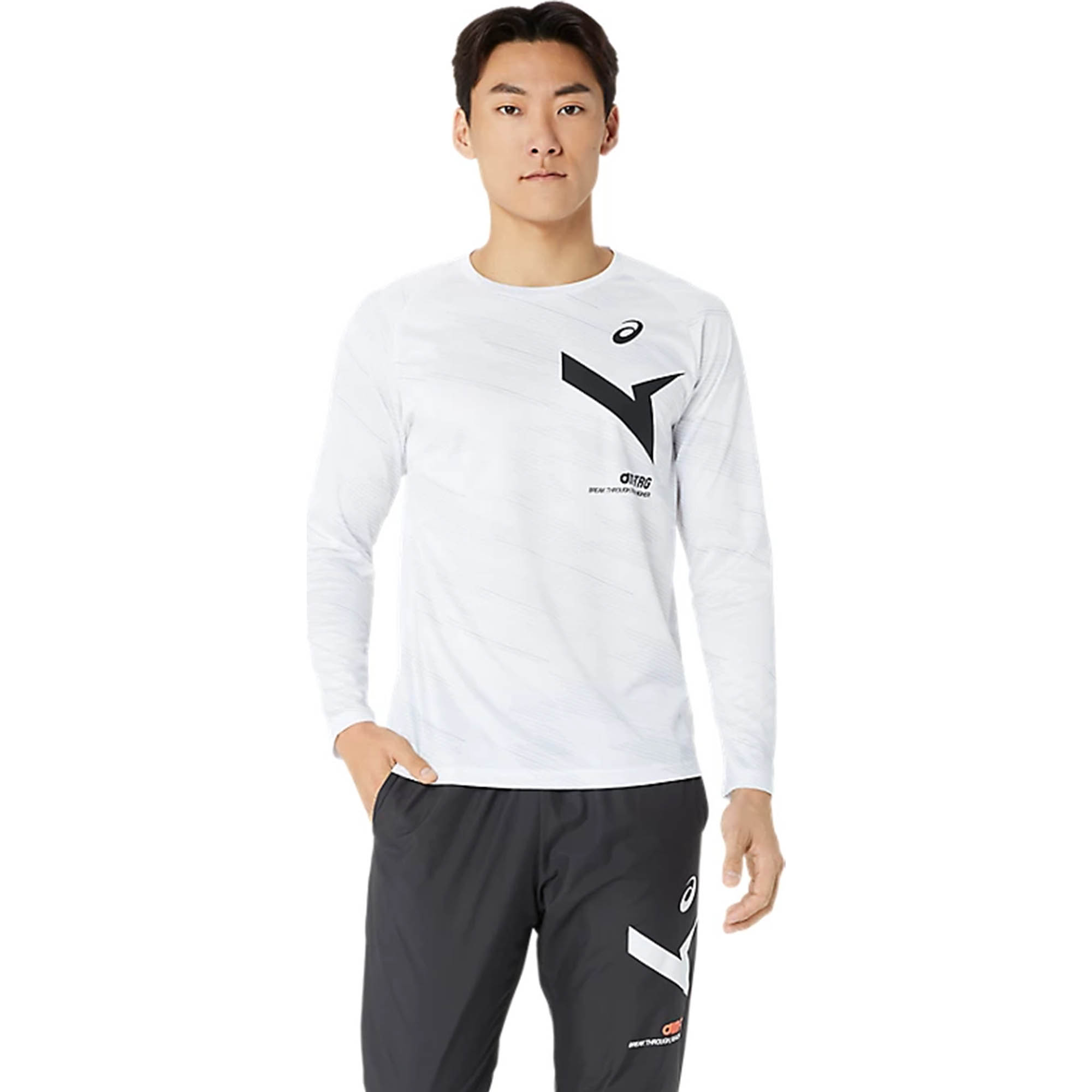 ASICS アシックス 長袖Tシャツ ユニセックス AIM-TRGドライ