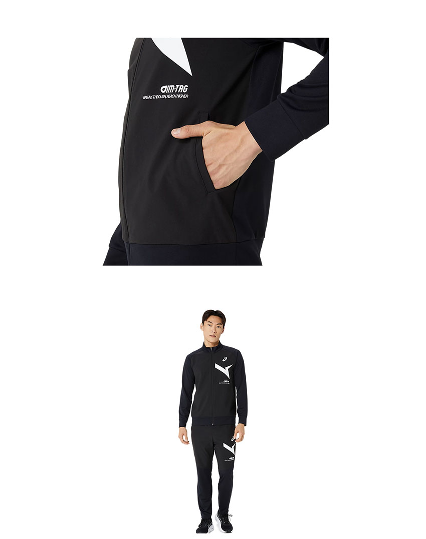 未使用タグ付　JOGARBOLA トレーニングウェアセット ネイビー　150 ASICS アシックス トレーニングウェア ユニセックス AIM-TRG