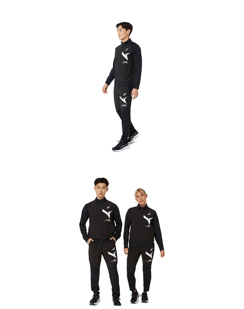 アシックス トレーニングウェア　上下　ネイビー ASICS アシックス トレーニングウェア ユニセックス AIM-TRG