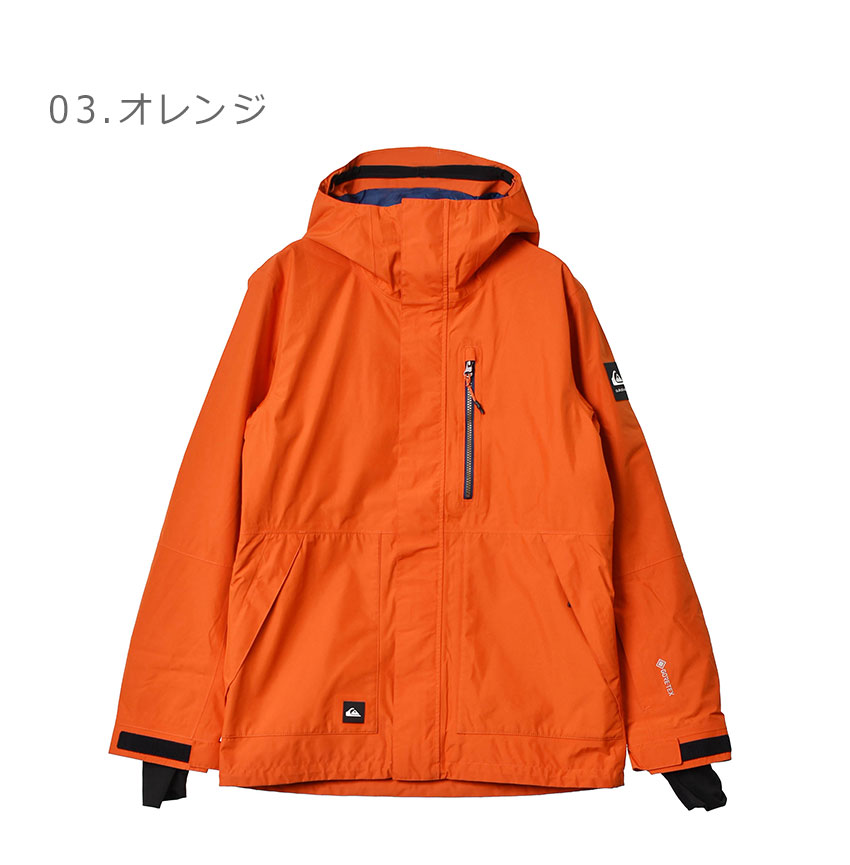 クイックシルバー ジャケット メンズ MISSION GORE-TEX JK QUIKSILVER QJK223401 黒 カーキ オレンジ  ゴアテックス 冬 送料無料 : 2443-0109 : Z-SPORTS ヤフーショッピング店 - 通販 - Yahoo!ショッピング