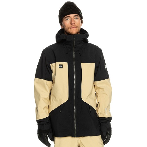 クイックシルバー スノージャケット メンズ FOREVER STRETCH GORE-TEX JK QUIKSILVER QJK233415 ブラック 黒 カーキ ベージュ 青｜z-craft