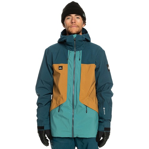 クイックシルバー スノージャケット メンズ FOREVER STRETCH GORE-TEX JK QUIKSILVER QJK233415 ブラック 黒 カーキ ベージュ 青｜z-craft