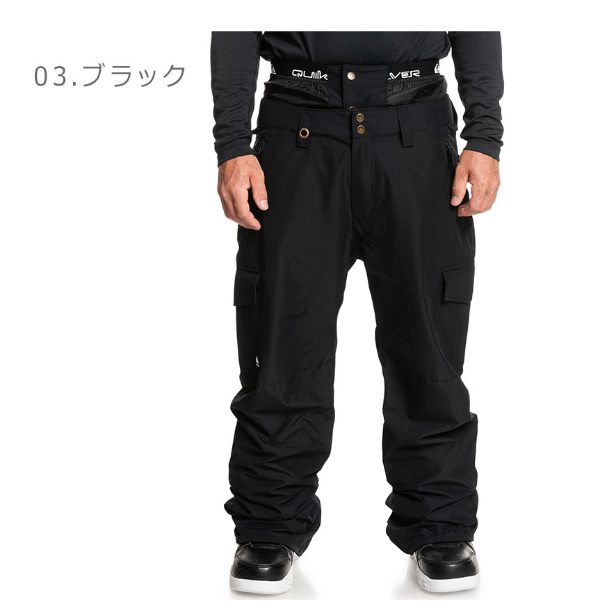 Quiksilver スノーボードパンツ ブラック 楽天市場】全品エントリーP5倍 QUIKSILVER/クイックシルバー