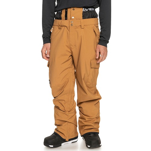 Quiksilver Dryflight スノーボードパンツ M/M ブラウン Quiksilver クイックシルバー パンツ メンズ PORTER GAITER NP