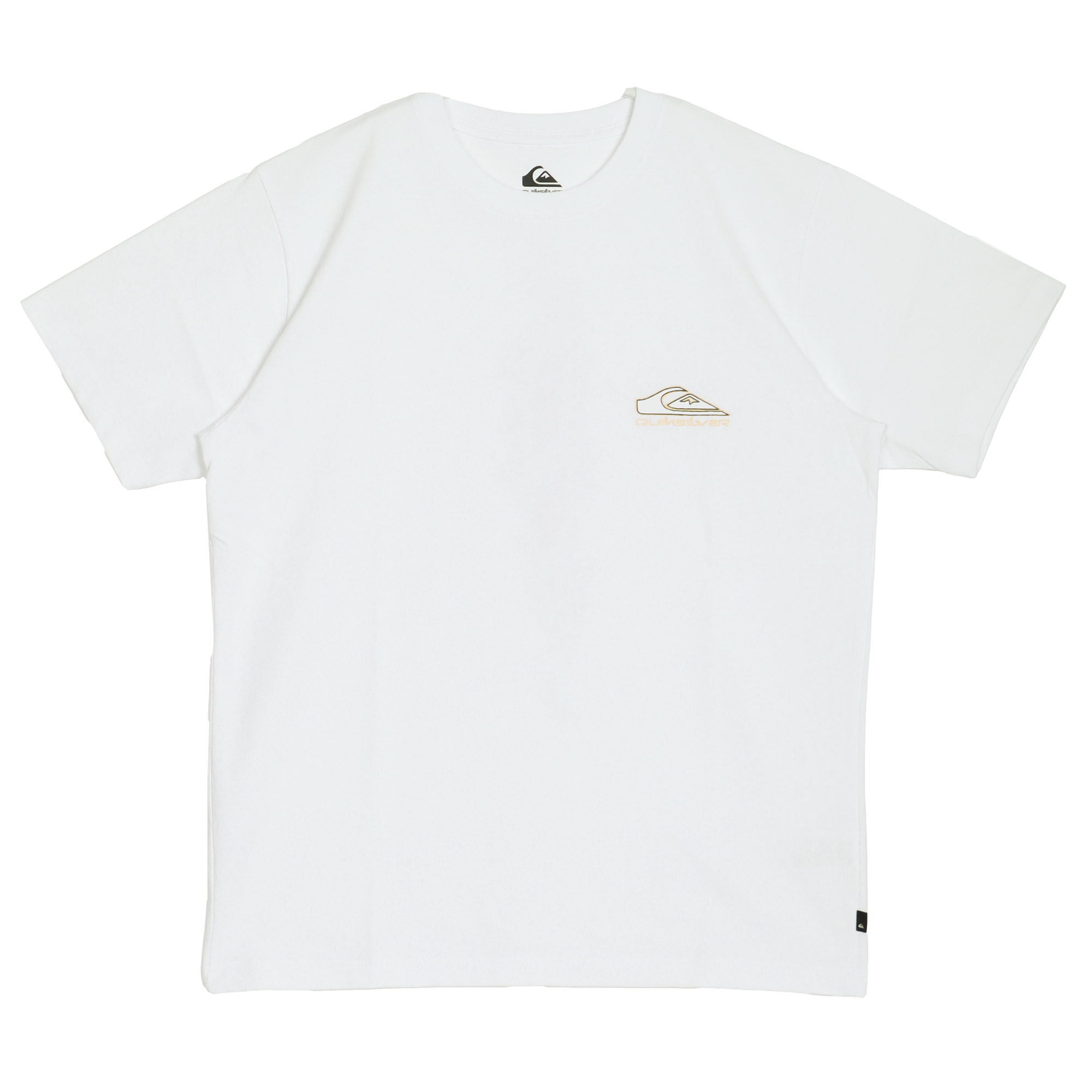 （ゆうパケット可） クイックシルバー Tシャツ メンズ STEP UP ST Tシャツ QUIKSILVER QST241003 ホワイト 白 グレー 灰色 半袖 トップス ロゴ 海｜z-craft｜02