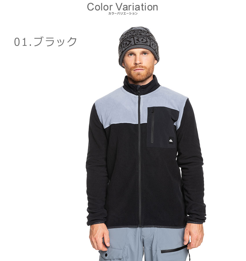 Quiksilver（クイックシルバー） フリースジャケット メンズ AKER FZ
