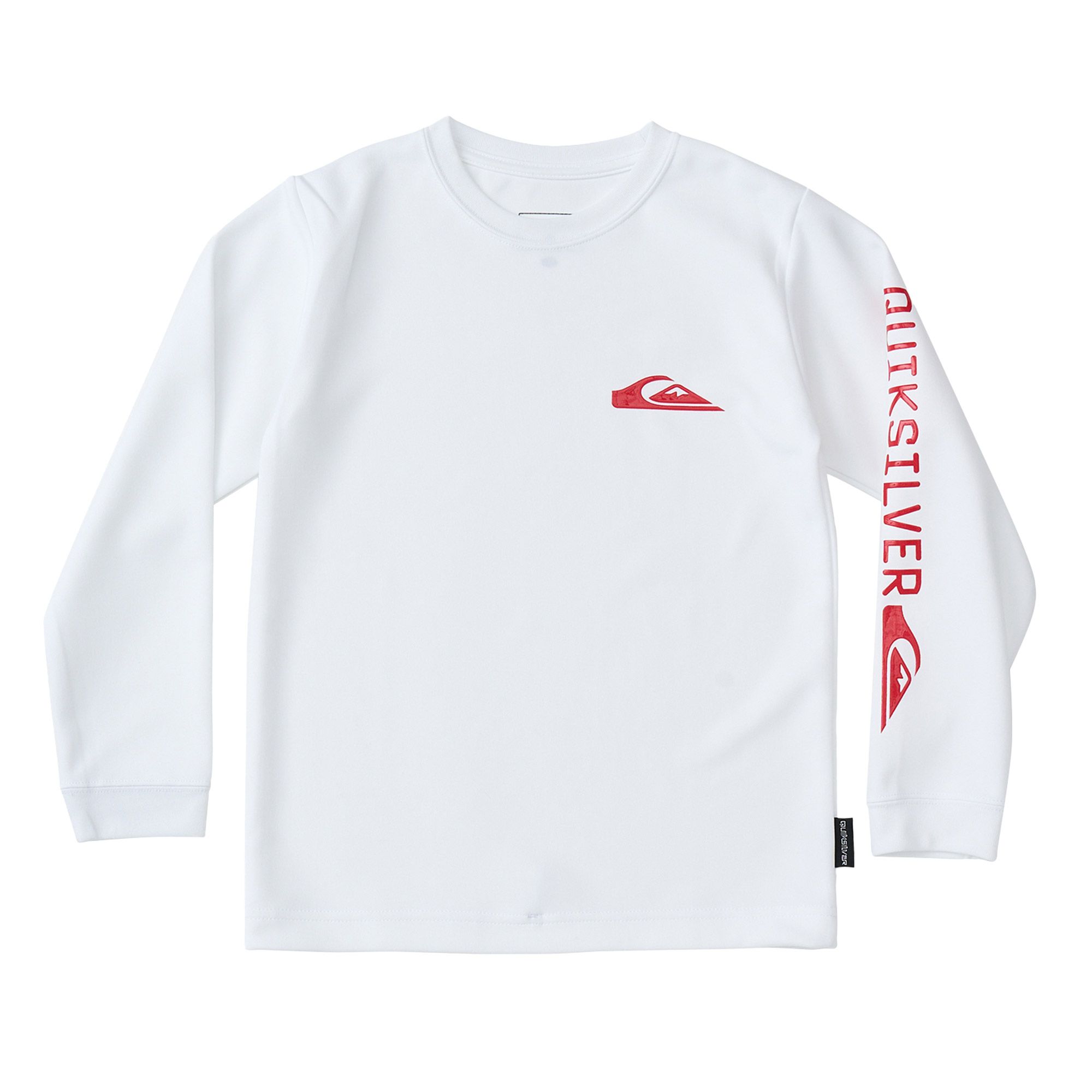 クイックシルバー ラッシュガード Tシャツ キッズ ジュニア 子供 BIG CLICKER LS YOUTH QUIKSILVER KLY251007 ホワイト 白 黒 海 | Quiksilver | 01