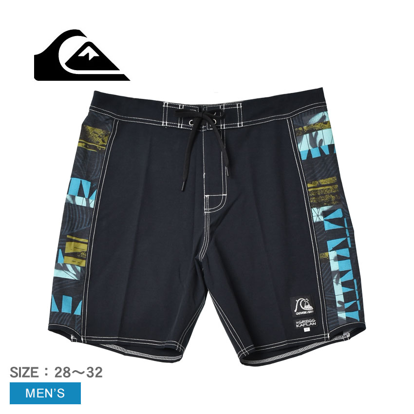 ライトCanvasギャザーショートパンツ Quiksilver（クイックシルバー） ボードショーツ メンズ BLANK CANVAS