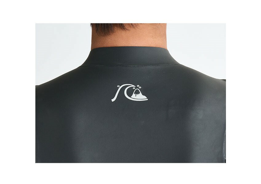 QUIKSILVER ブラック スプリング ウェットスーツ　M クイックシルバー メンズ スプリング ウェットスーツ バック