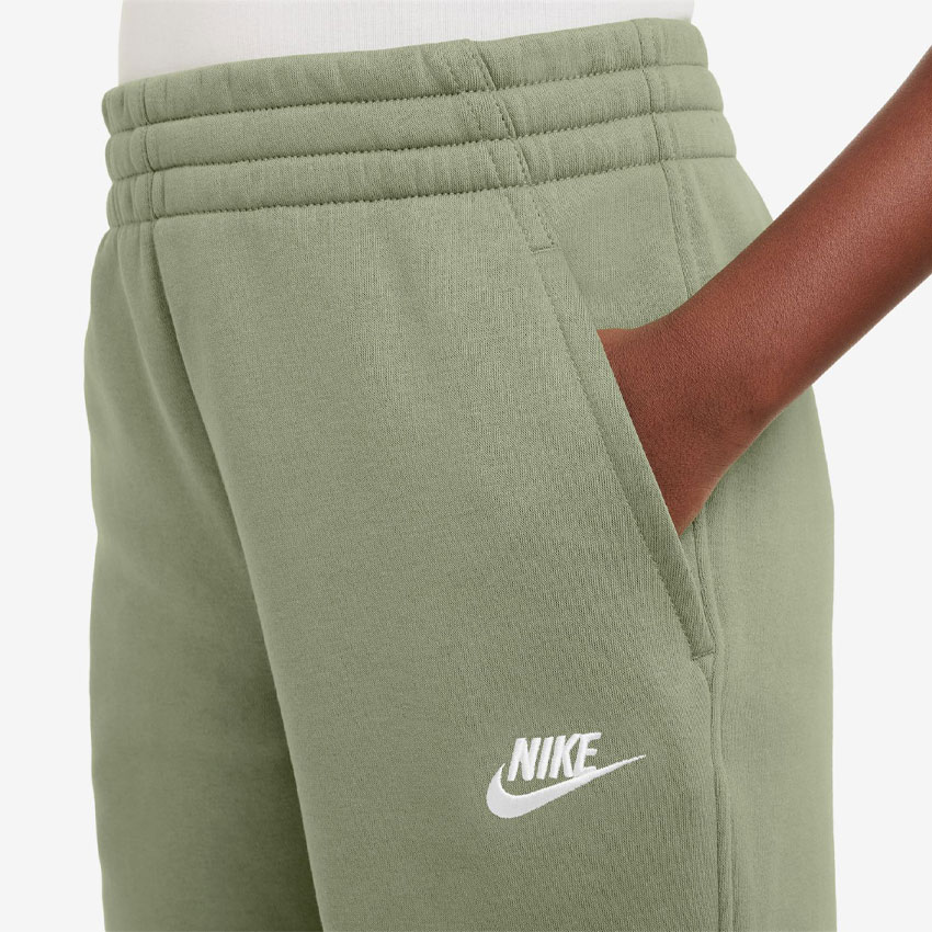 NIKE フリース パーカー オレンジ 上下 ジョガーパンツ グリーン