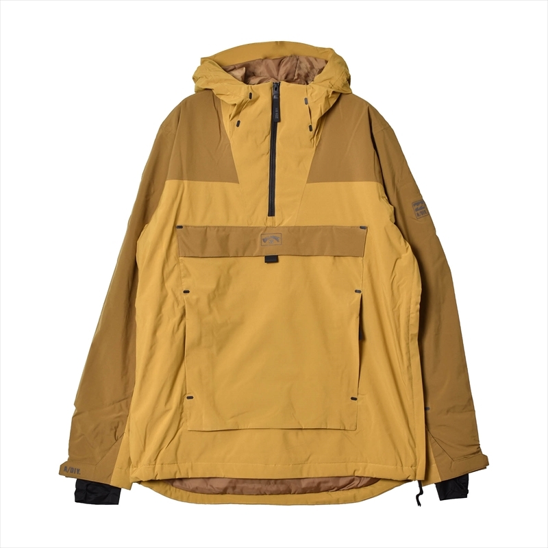 送料無料 ビラボン スノージャケット メンズ QUEST JKT BILLABONG BB01M753 青 カーキ 黄 プルオーバージャケット スキー