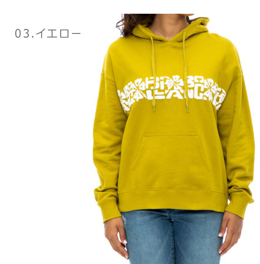 BILLABONG ビラボン パーカー レディース BD014037 ブラック 黒