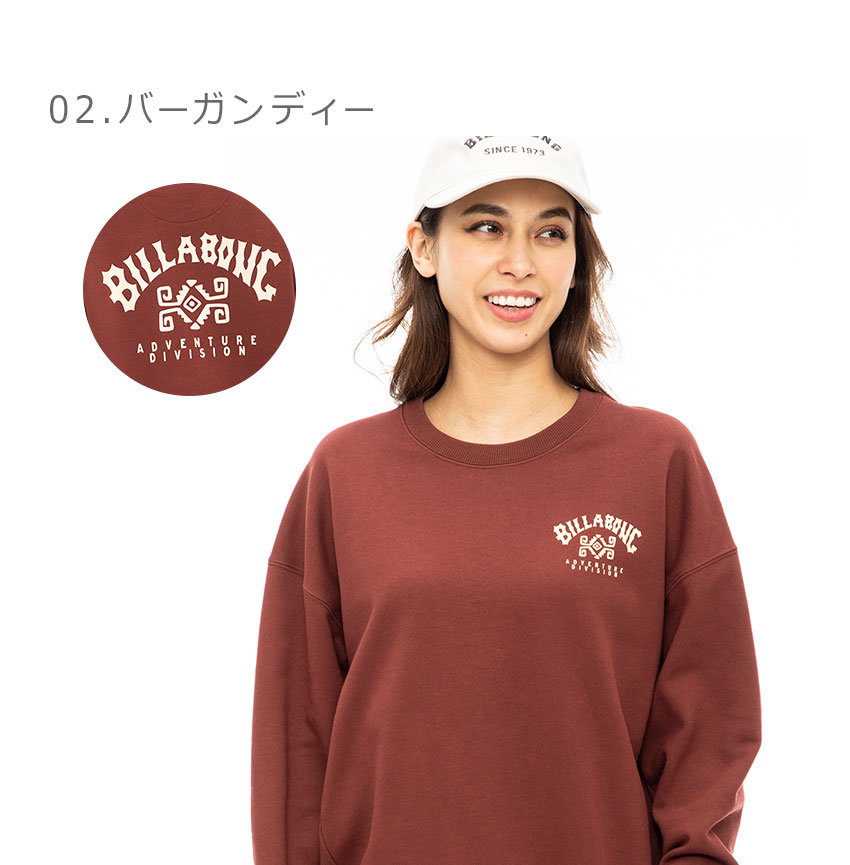 BILLABONG トレーナー BILLABONG ビラボン トレーナー レディース ADIV GLOBAL GRAPHIC