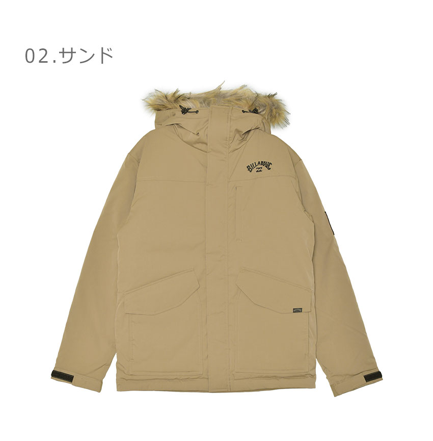 ビラボン アウター メンズ アップサイクルダウンジャケット BILLABONG BD012771 ブラック 黒 ブラウン ストリート サーフ ロゴ  在庫処分