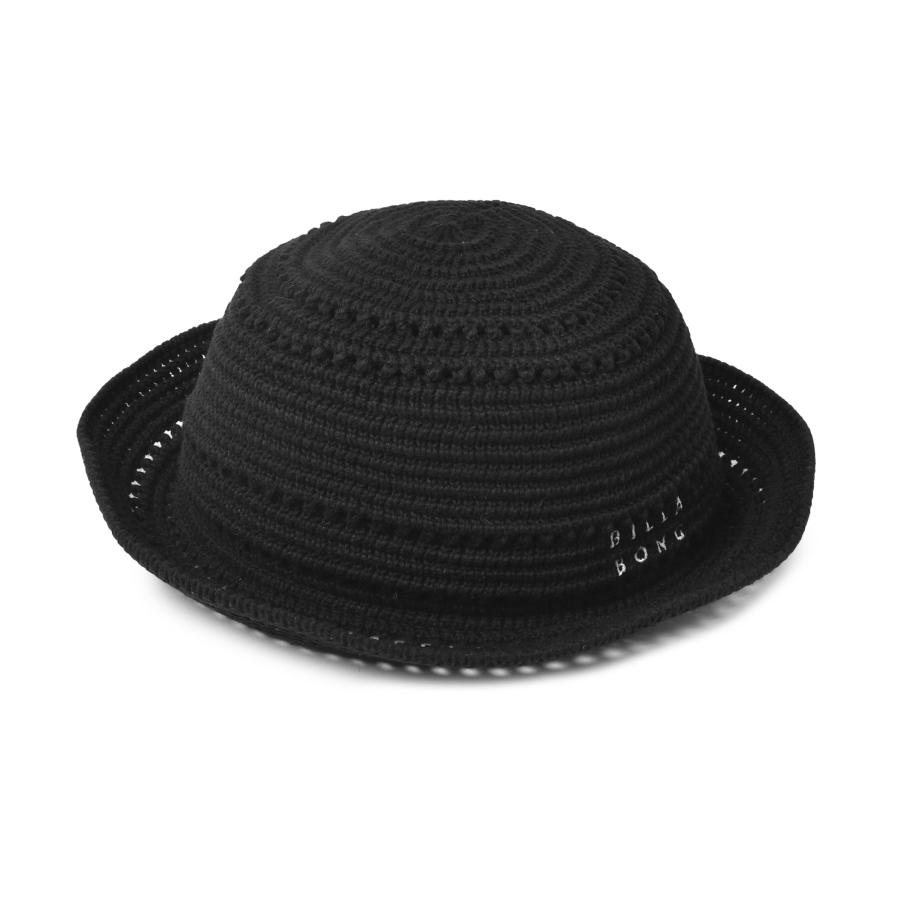 ビラボン 帽子 レディース CROCHE HAT BILLABONG BE013917 ブラック 黒 ホワイト 白 帽子 バケハ クロッシェ クロシェ レトロ 紫｜z-craft｜02
