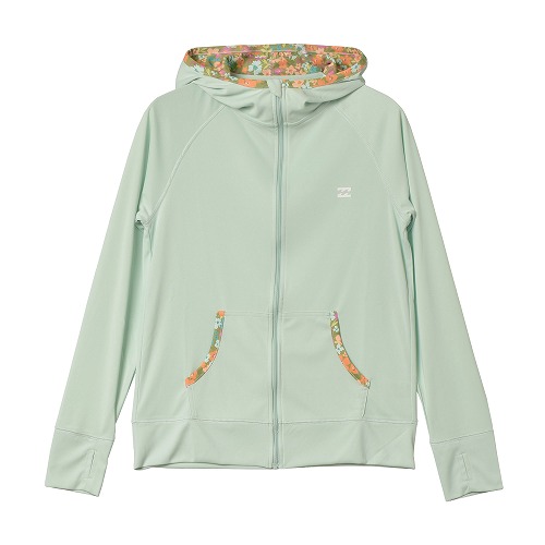 ビラボン ラッシュガード レディース ZIP UP HOODED RASHGUARD BILLABO...