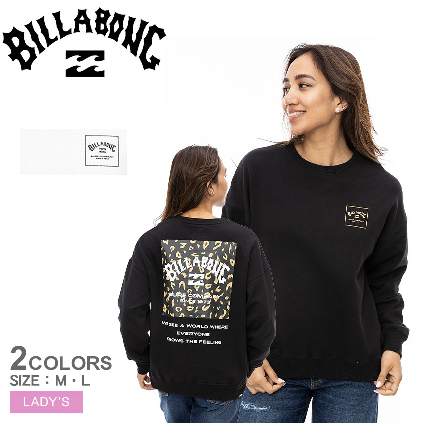 BILLABONG（ビラボン） トレーナー レディース PATTERN LOGO SWEAT C