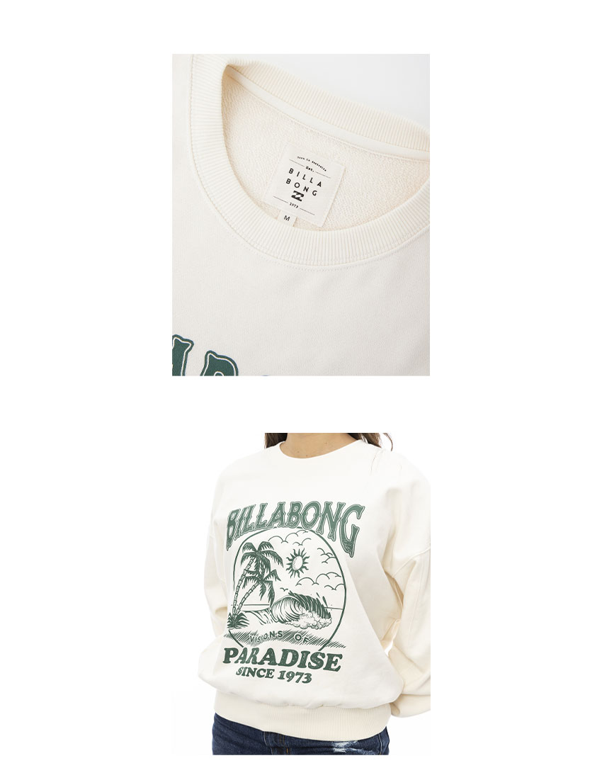 美品　BRIEFING 薄手　トレーナー BILLABONG（ビラボン） トレーナー レディース FRESH TAKE KENDAL SW