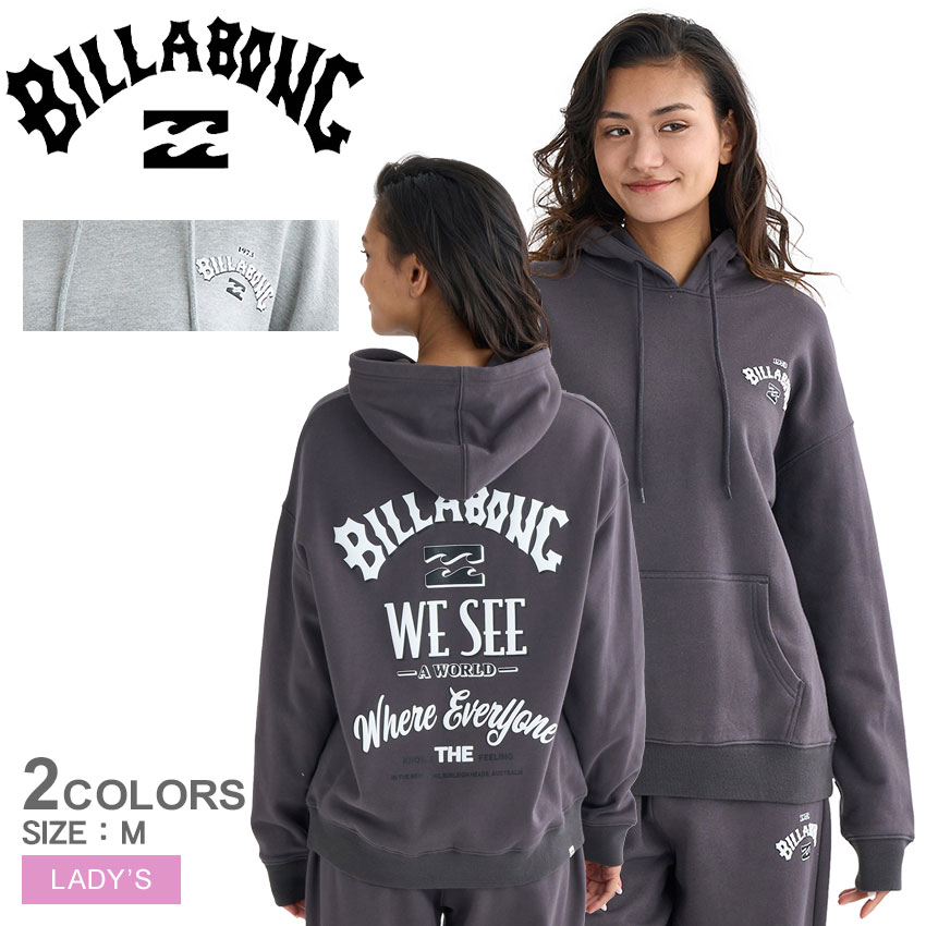 BILLABONG（ビラボン） プルオーバーパーカー レディース MESSAGE ARCH