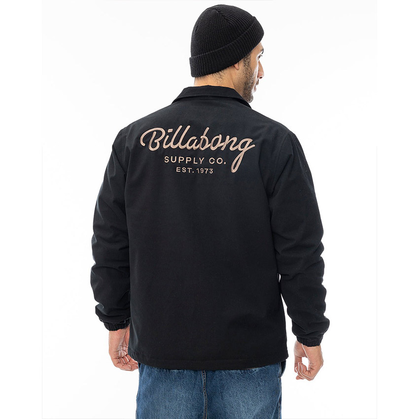 Billabong 黒 スタジャン ロゴ入り BILLABONG スタジャン メンズ DENIM STADIUM ジャケット