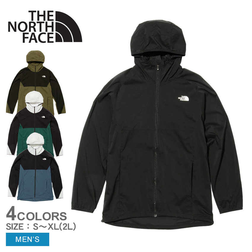 送料無料 ザ ノースフェイス ジャケット メンズ エニータイムウィンドフーディ THE NORTH FACE NP72285 ブラック 黒 カーキ  上着 アウター