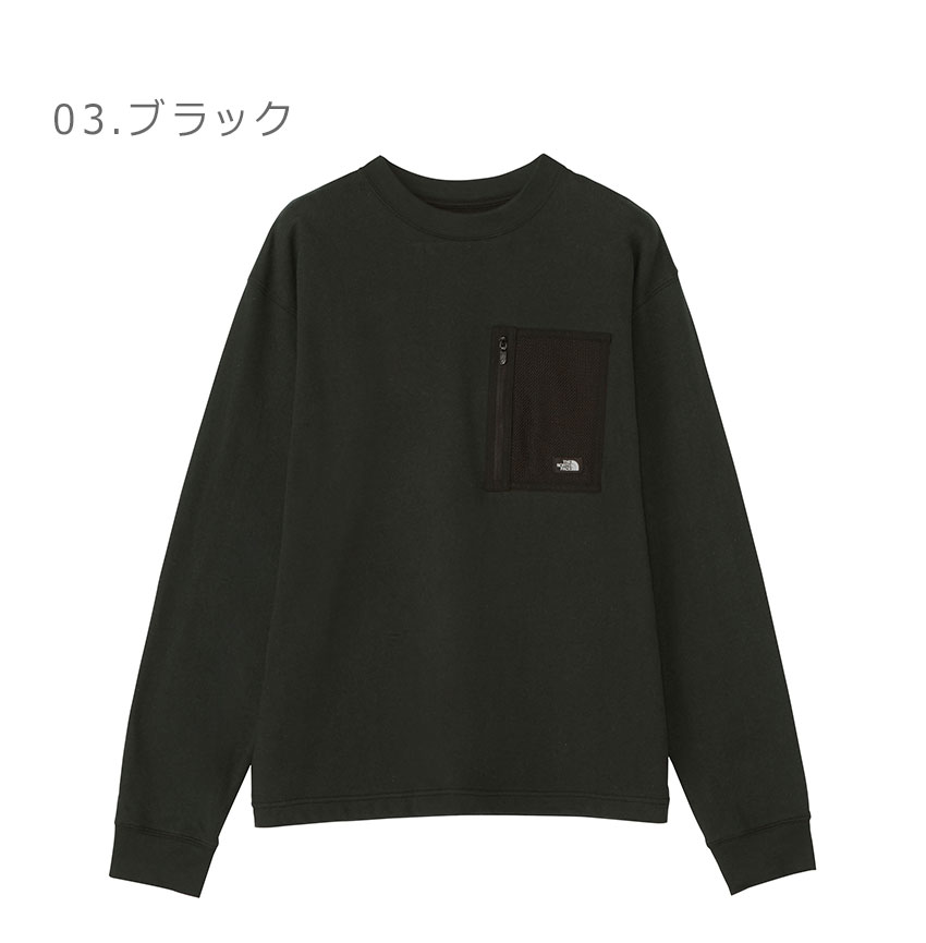 THE NORTH FACE 長袖カットソー ベージュ カーキ THE NORTH FACE ザ・ノース・フェイス 長袖Tシャツ レディース