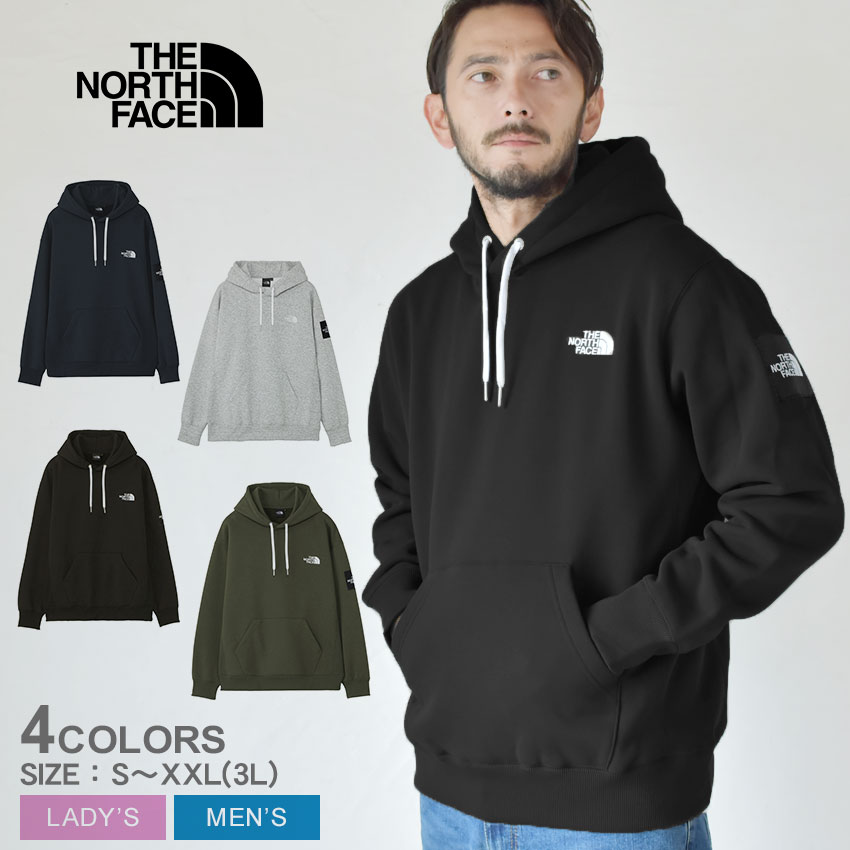 ザ ノースフェイス パーカー メンズ レディース スクエアロゴフーディ（ユニセックス） THE NORTH FACE NT62338 ブラック 黒 紺