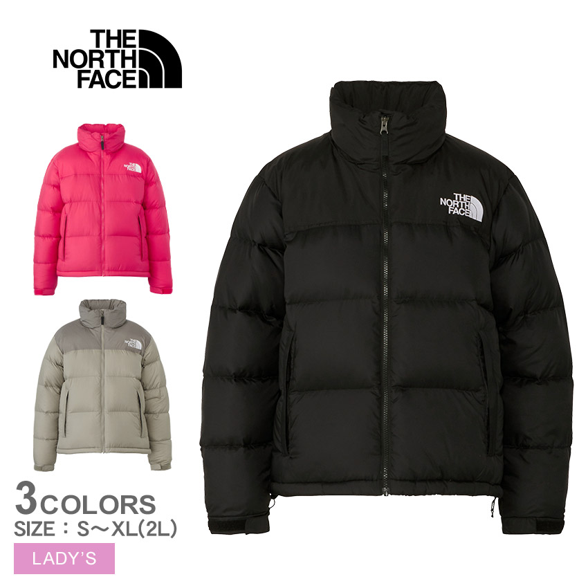 ザ・ノース・フェイス ダウンジャケット レディース ショートヌプシジャケット THE NORTH FACE NDW92335 ブラック 黒 グレー