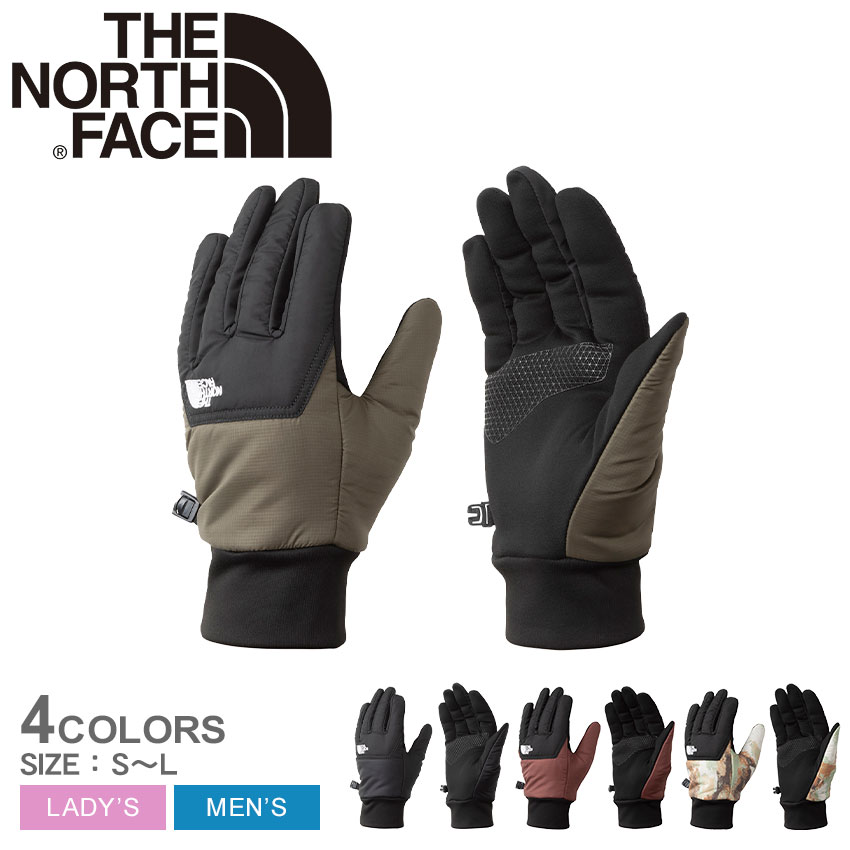 ザ ノースフェイス 手袋 メンズ レディース ヌプシイーチップグローブ THE NORTH FACE NN62310 ブラック 黒 グリーン 緑 春 秋